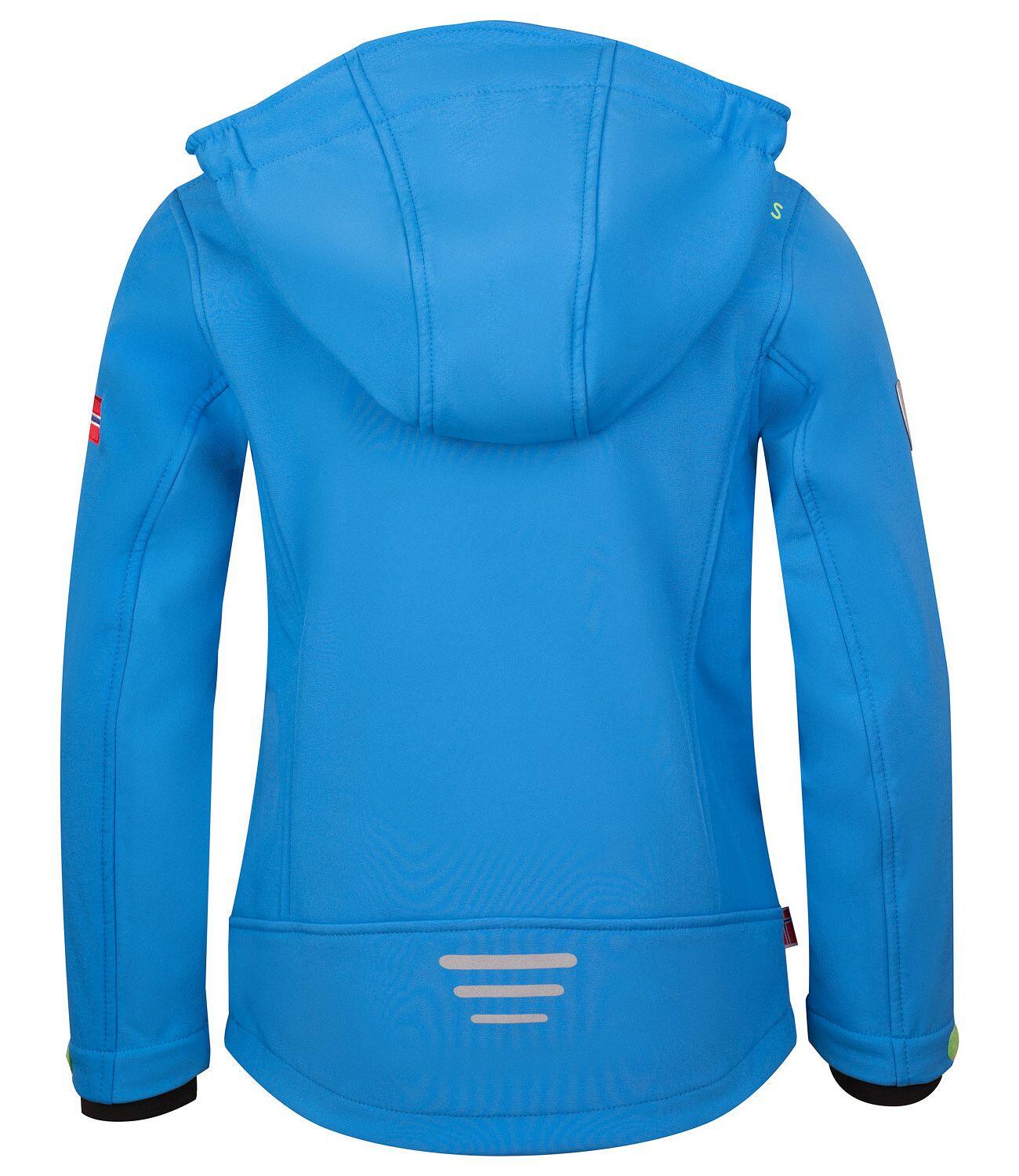 Enfants Trollfjord Veste Bleu moyen/vert 2/2
