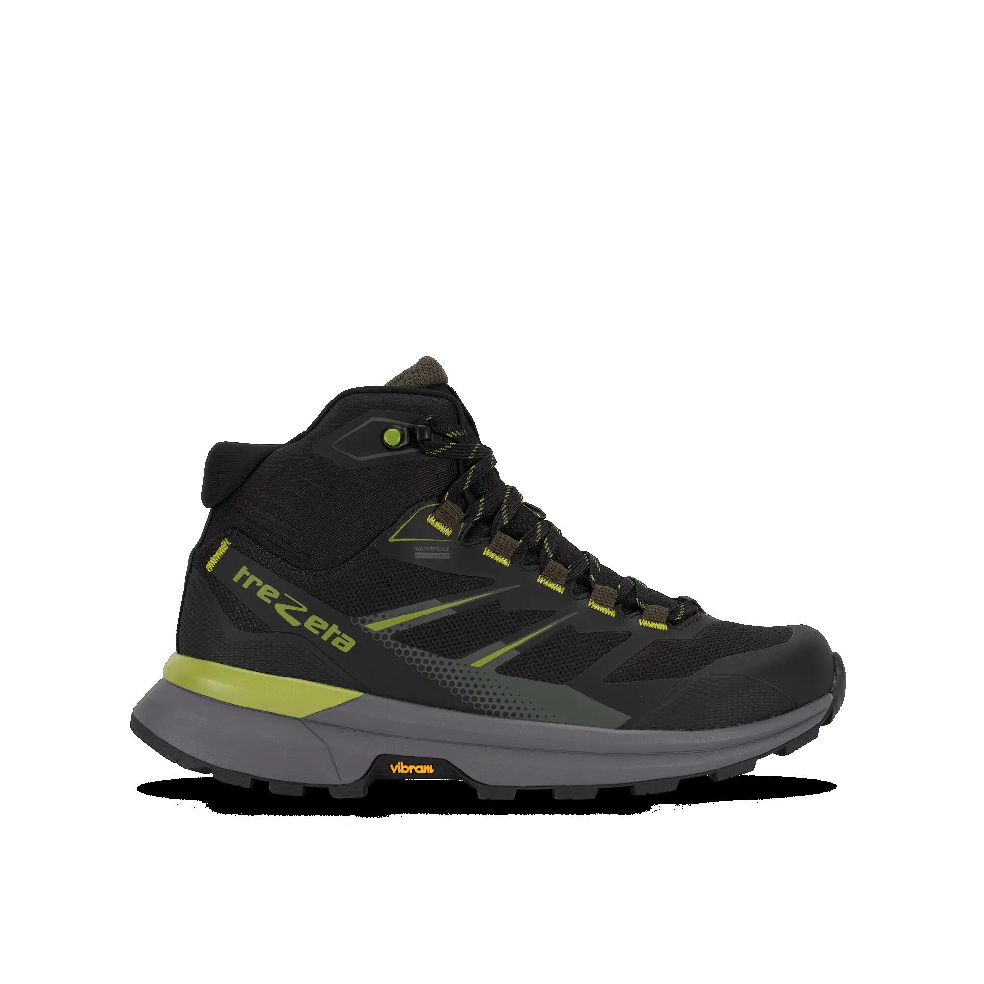 Scarpe Trekking Uomo RAVIK MID WP BLACK LIME 4/5