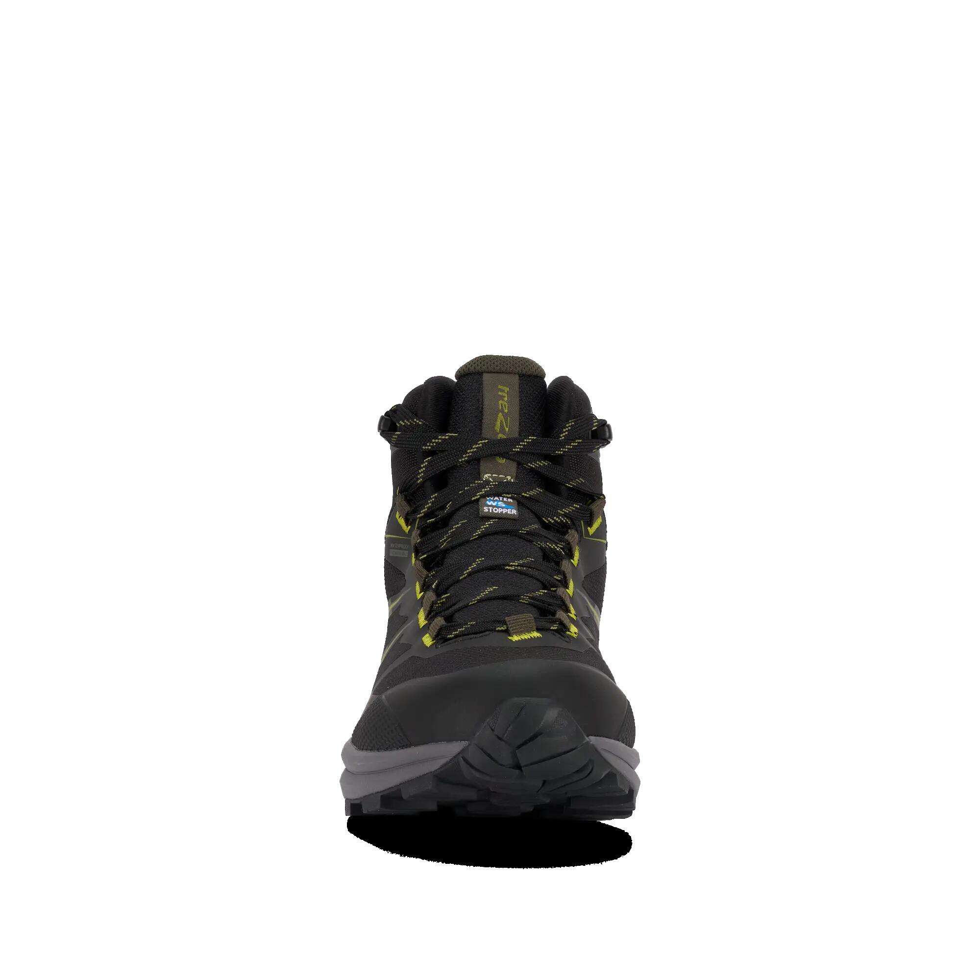 Scarpe Trekking Uomo RAVIK MID WP BLACK LIME 2/5
