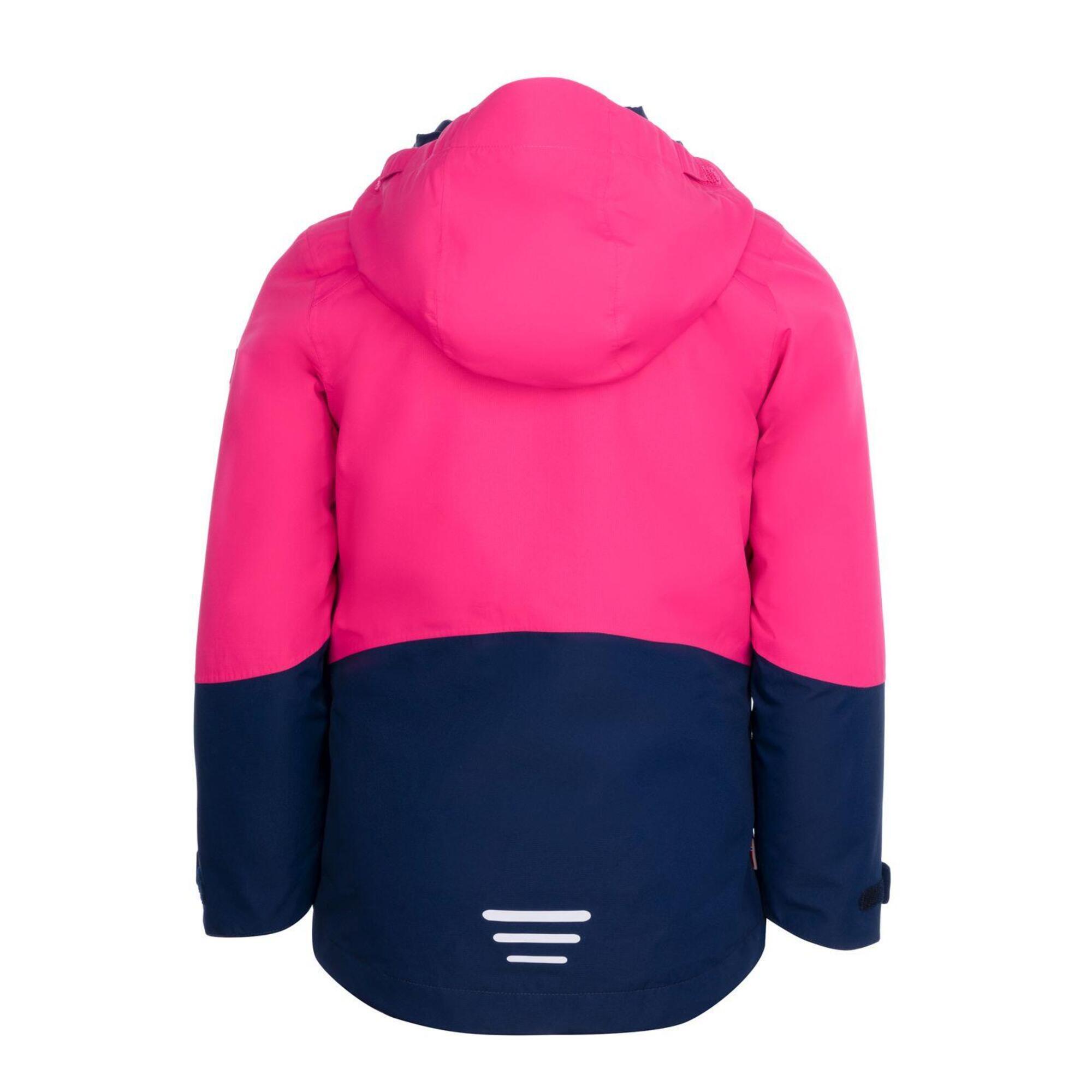 Skaland girls' jacket navy blue/magenta