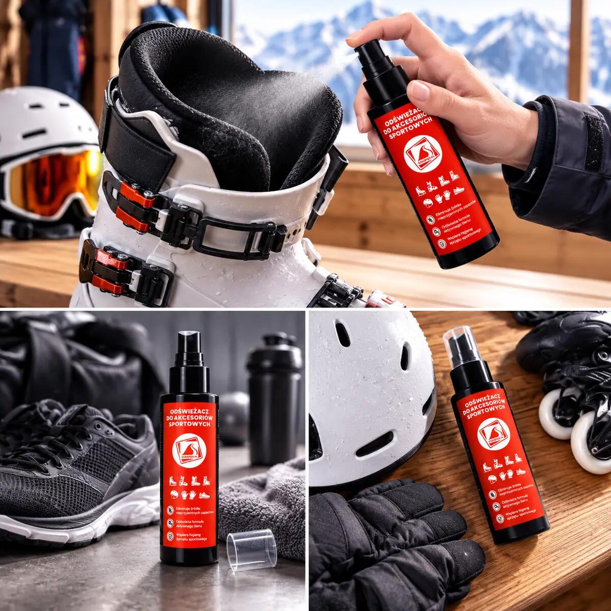 Odświeżacz do butów i akcesoriów sportowych SnowSport 200 ml 3/6