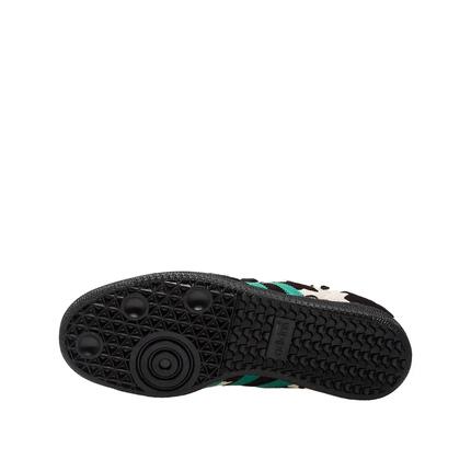 Zapatos Adidas Samba LT Cow Print Negro/Blanco/Verde Collegiate