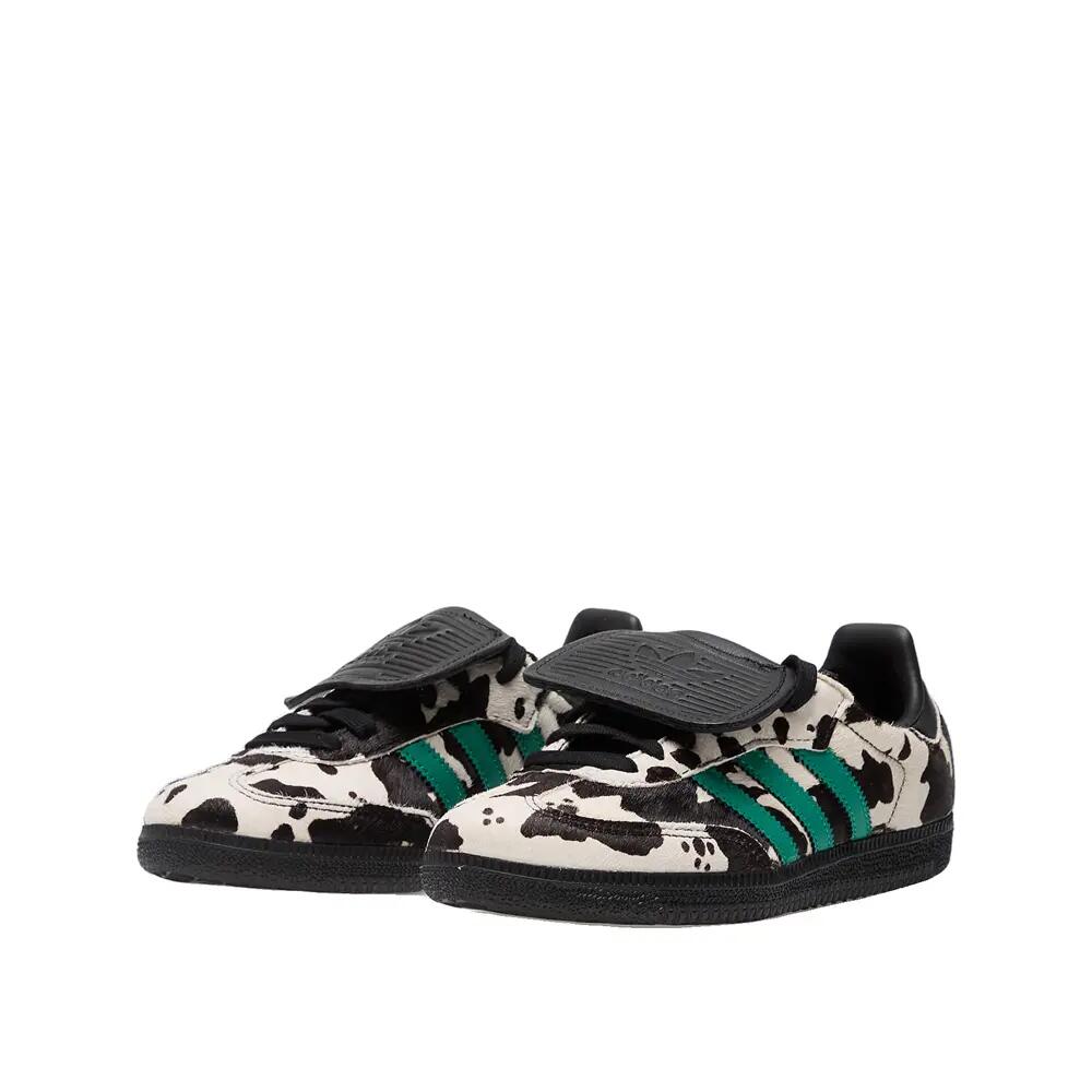 Zapatos Adidas Samba LT Cow Print Negro/Blanco/Verde Collegiate 5/6