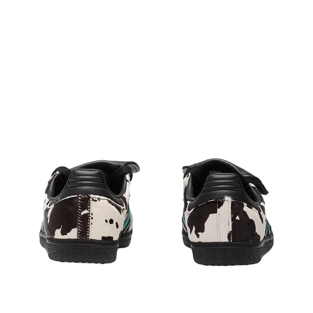 Zapatos Adidas Samba LT Cow Print Negro/Blanco/Verde Collegiate 4/6