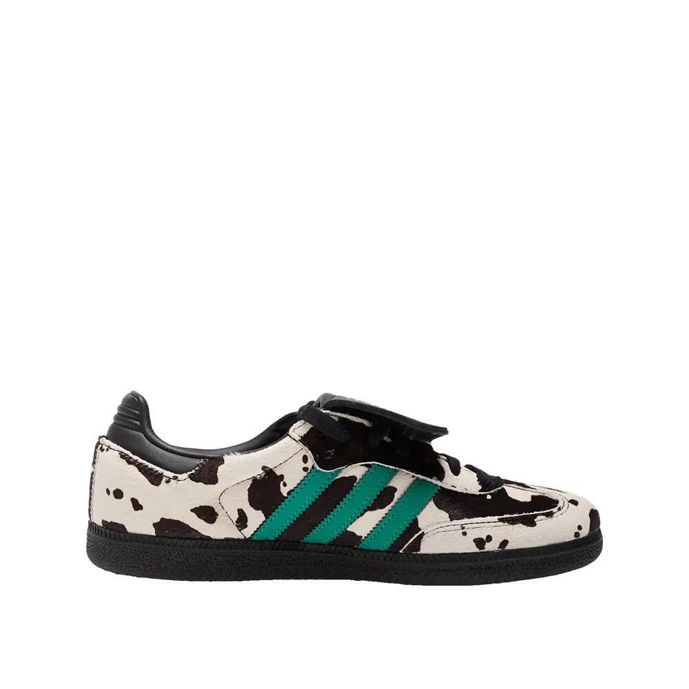 Zapatos Adidas Samba LT Cow Print Negro/Blanco/Verde Collegiate 2/6