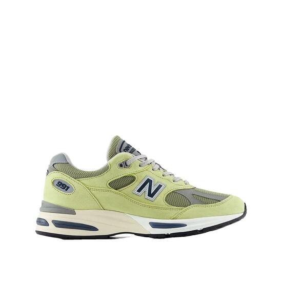 Zapatillas New Balance 991 Verde Banano/Espuma/Luna