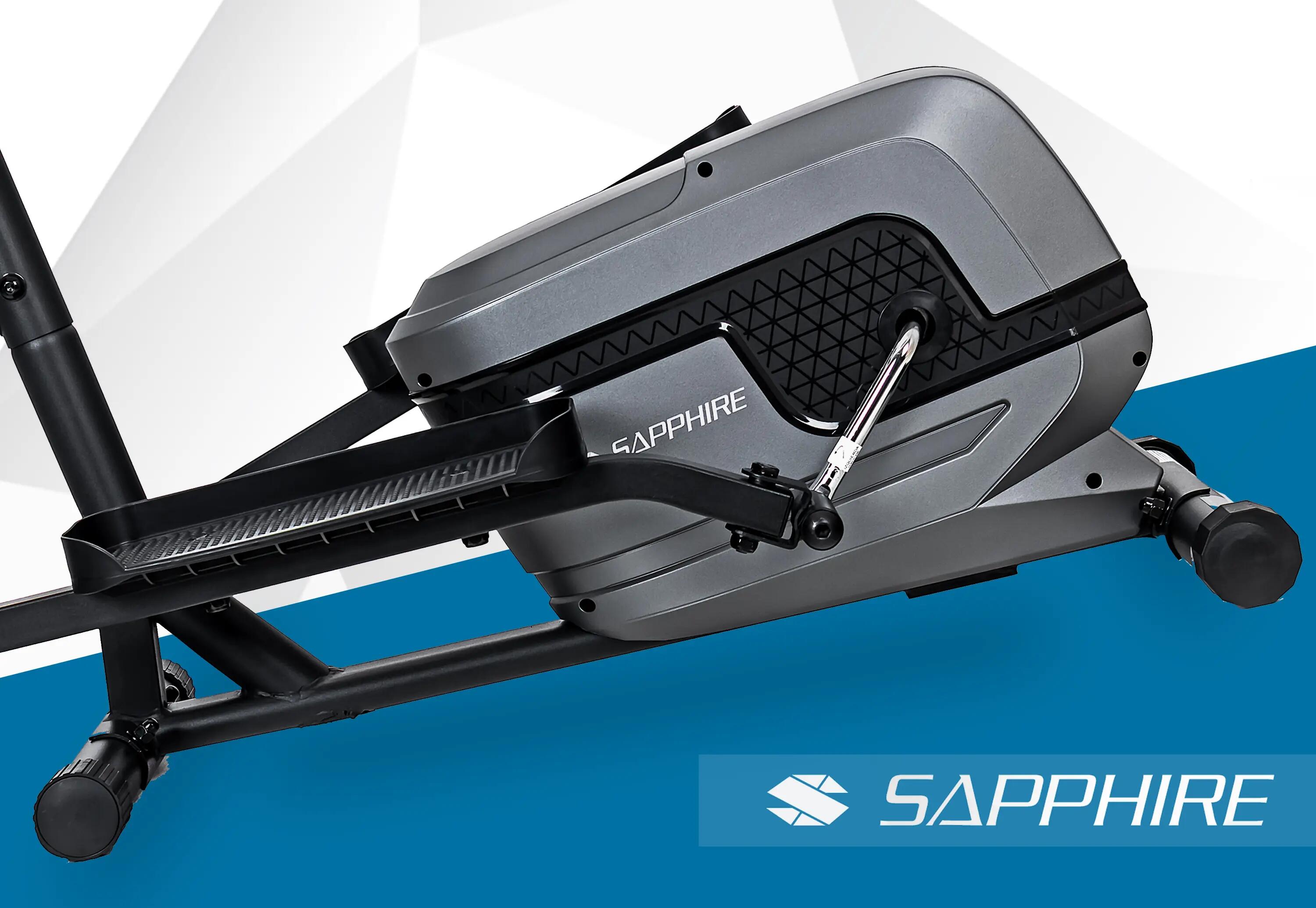 Trenażer eliptyczny Sapphire SG-940E REVO magnetyczny koło 6kg pomiar pulsu 7/13
