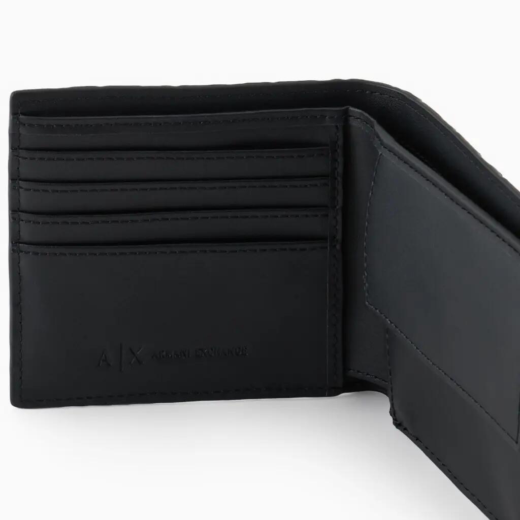 Carteira Armani Exchange Modelo Xm000167 Af1213 Wallet Cor Preto 3/5