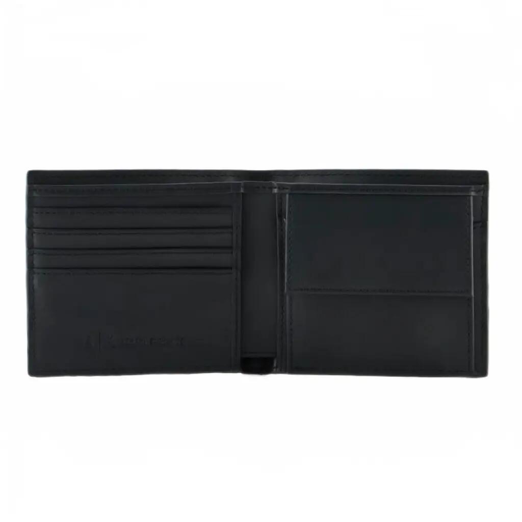 Carteira Armani Exchange Modelo Xm000167 Af1213 Wallet Cor Preto 2/5