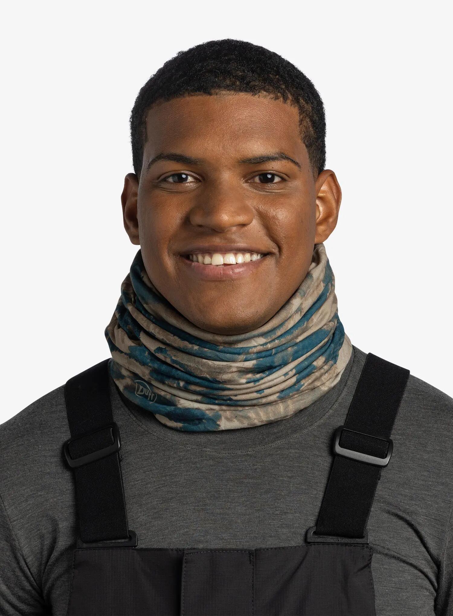 Chusta wielofunkcyjna Buff Reversible Polar - byres olive green 3/7