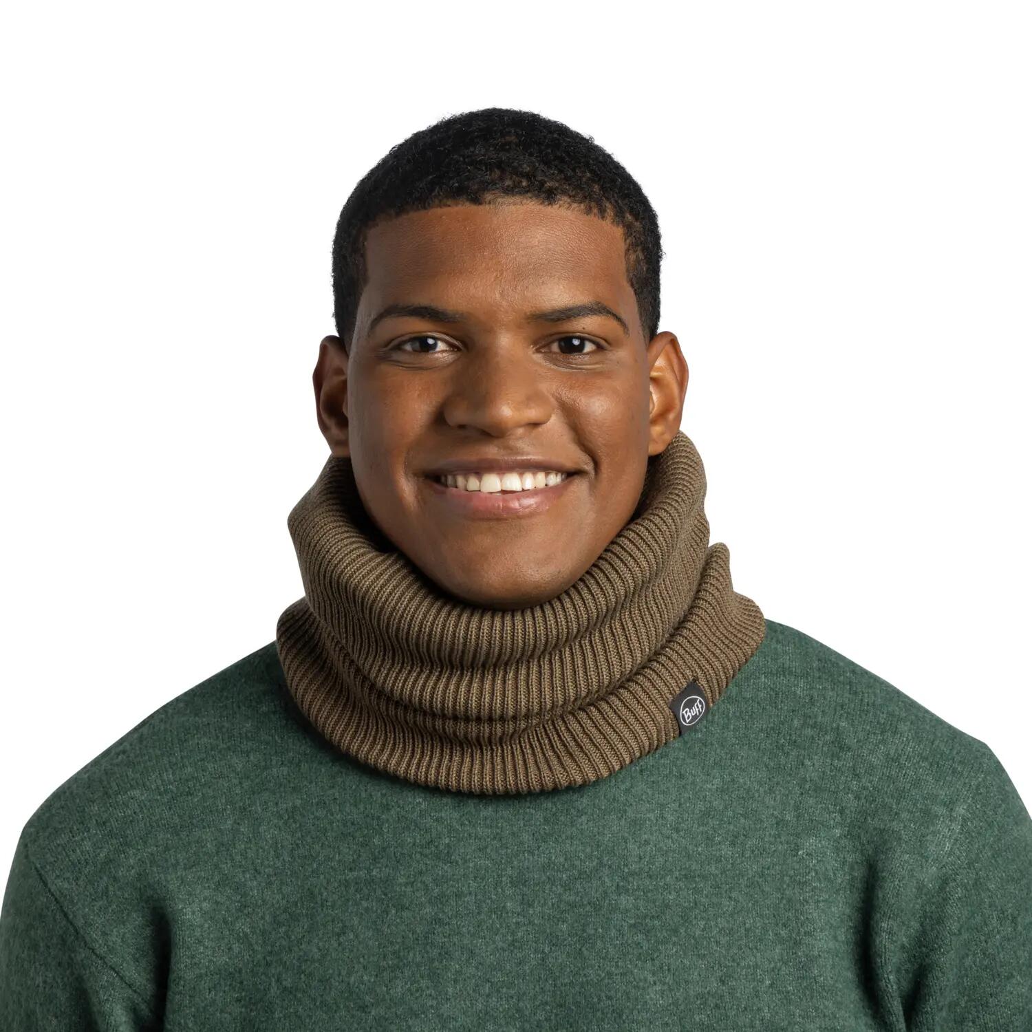 Cache-cou tricoté & Fleece Unisex Buff Vert TAILLE UNIQUE 5/7