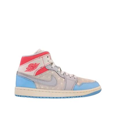 Nike air jordan 1 mid ''hot lava'' rood/wit