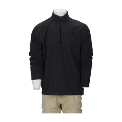 Second hand - Maglione polare uomo 1/4 zip nero - Stato molto buono