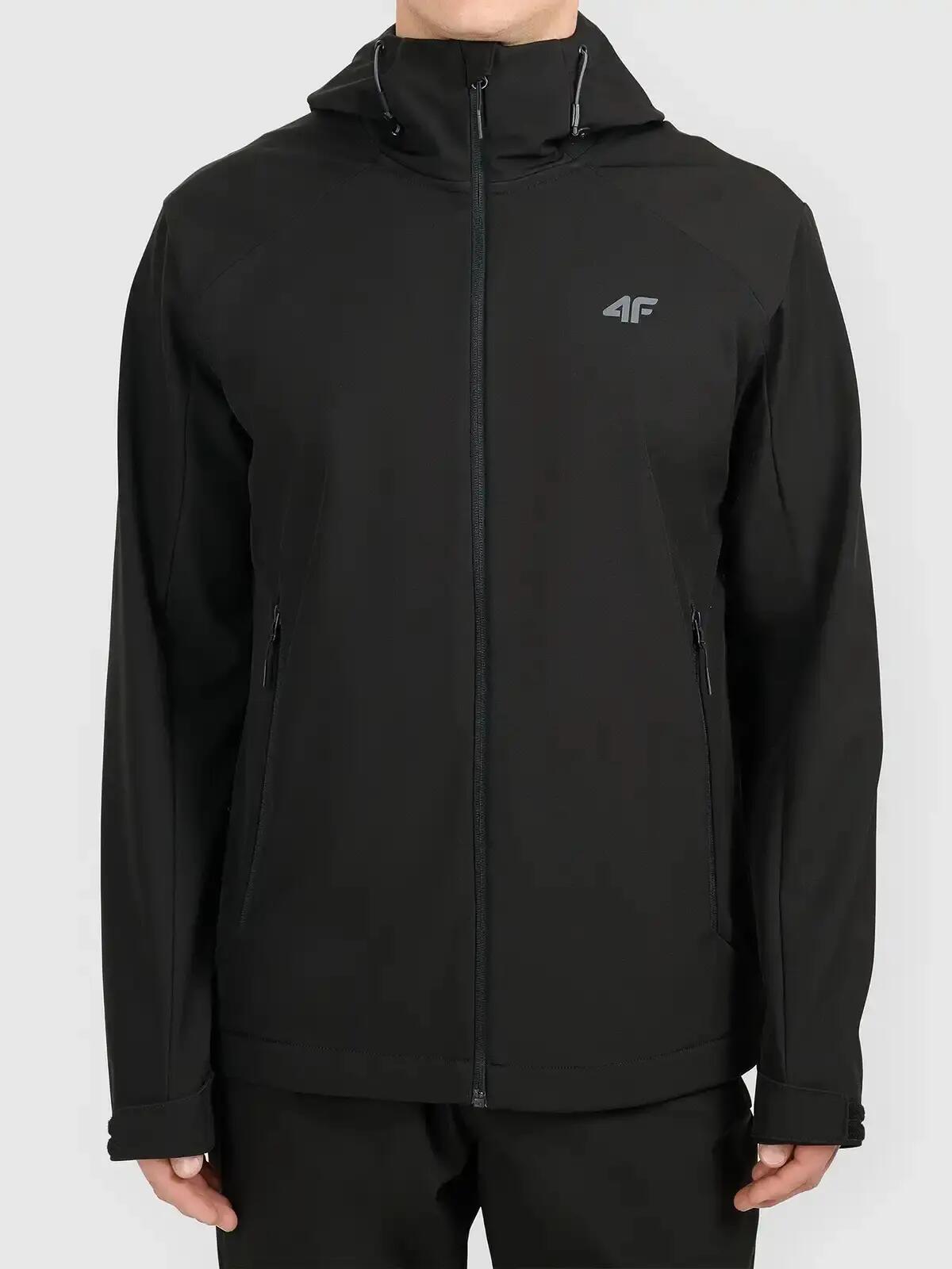 Kurtka typu softshell z kapturem męska 4F 4FWAW26TSOFM608 7/7