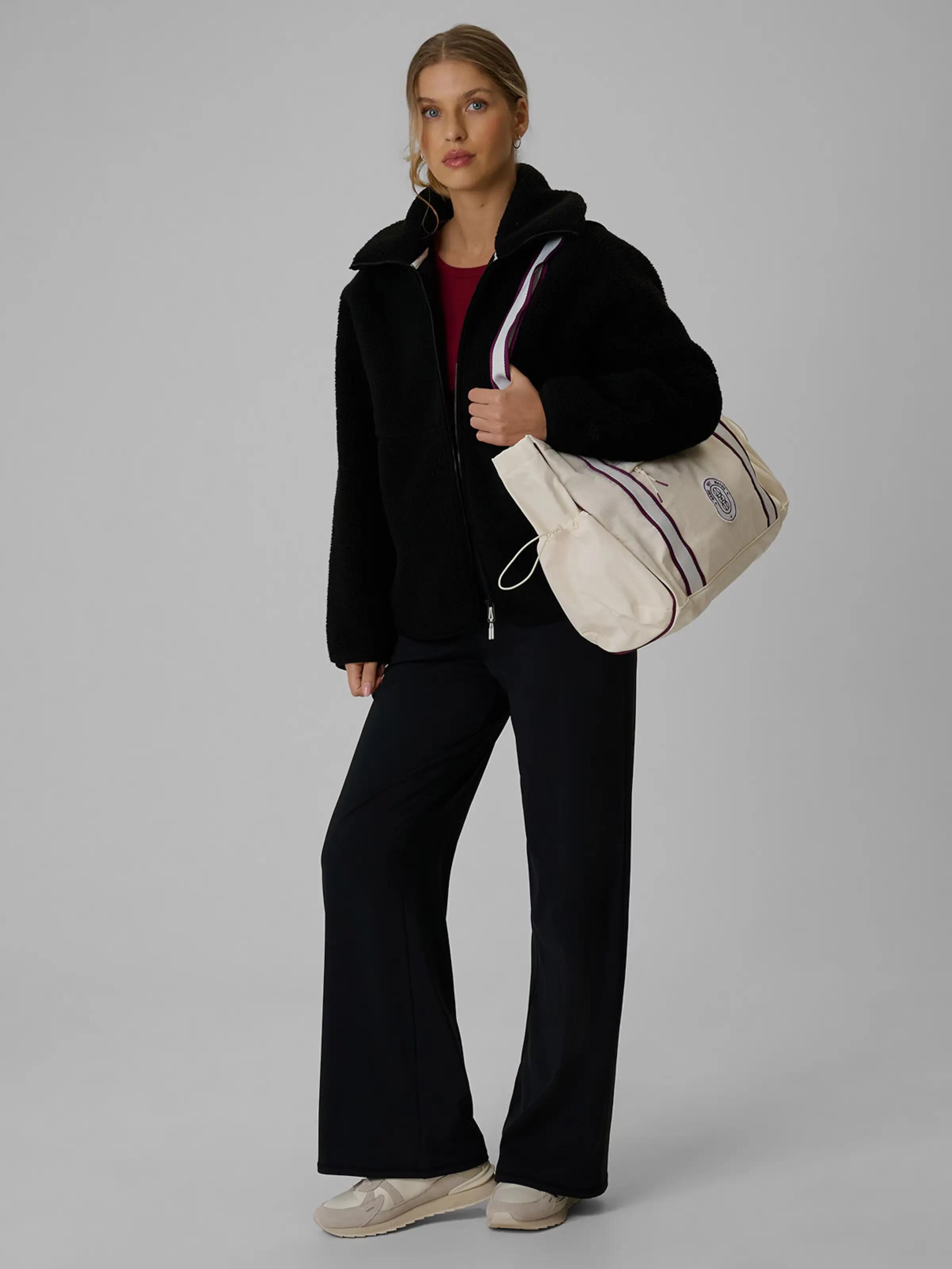 Polar sherpa loose ze stójką damski 4F 4FWAW26TFLEF463 2/7