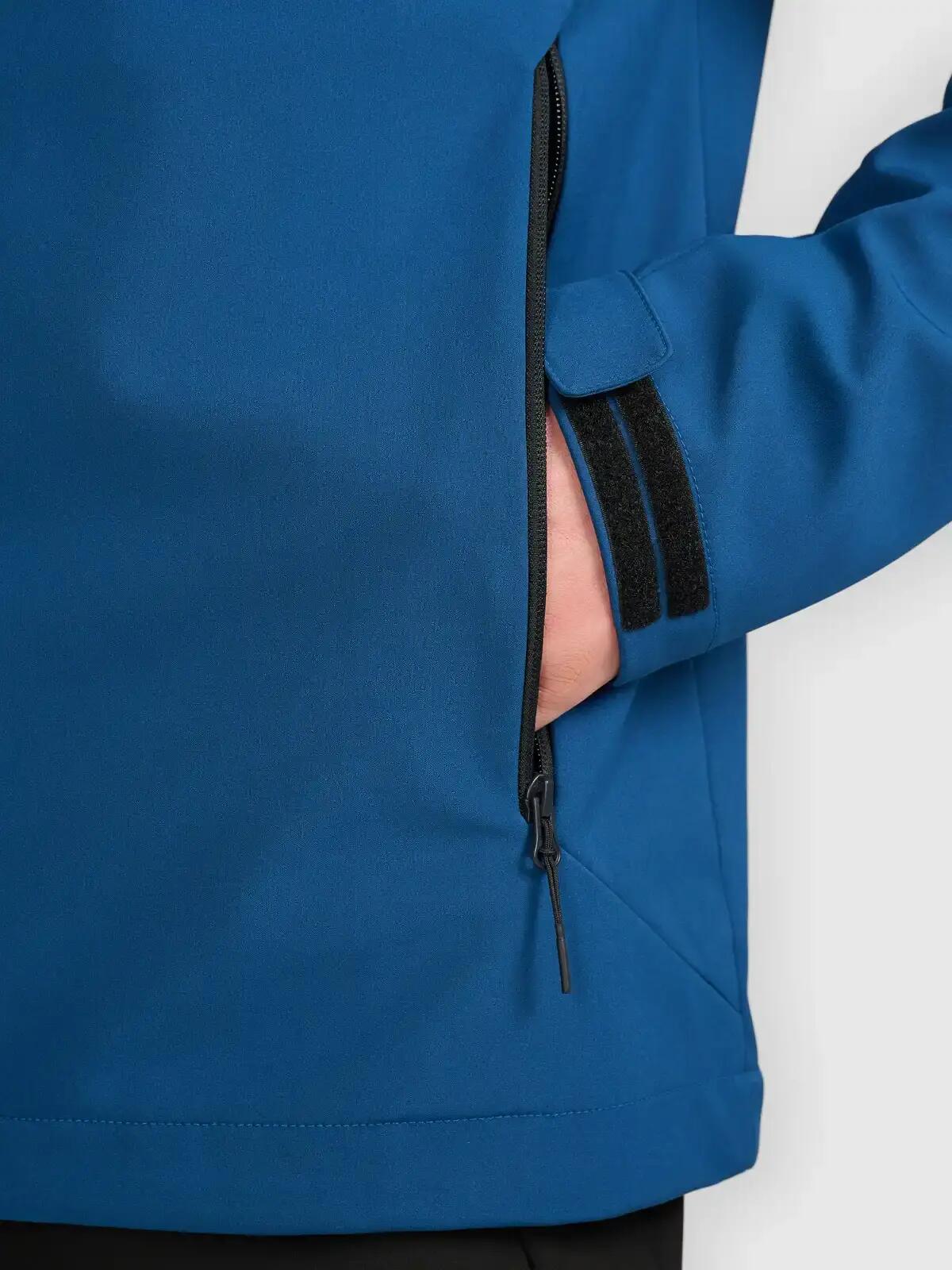 Kurtka typu softshell z kapturem męska 4F 4FWAW26TSOFM608 2/6