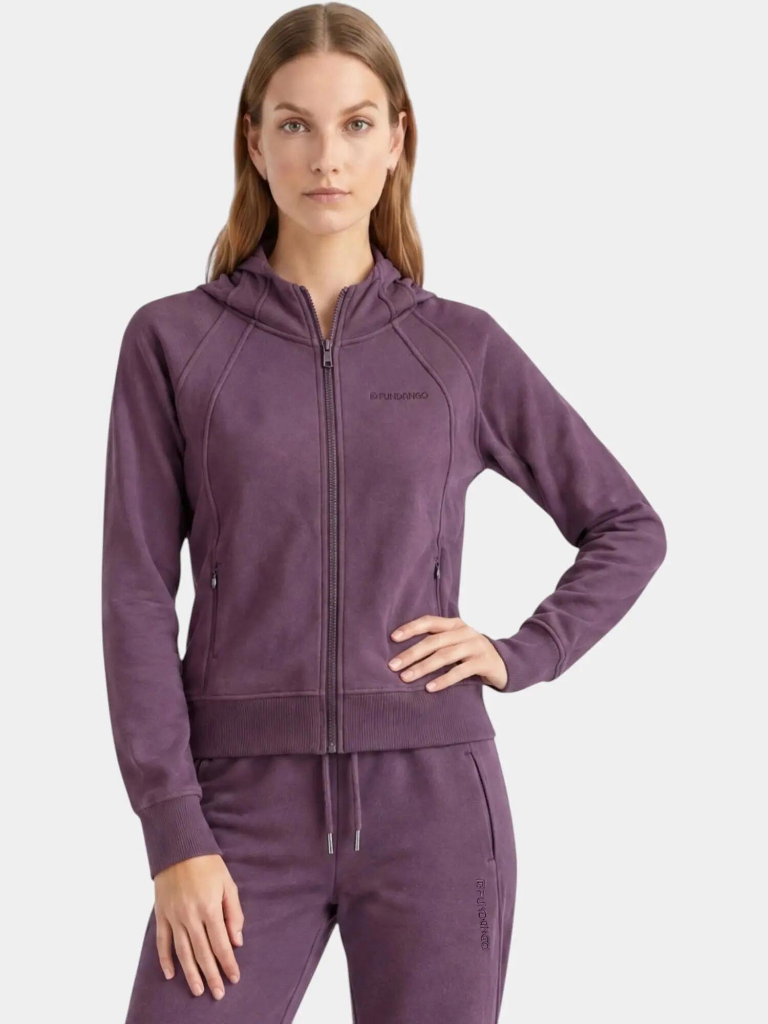 Pulover cu gluga Coreline Full-Zip Sweater femei