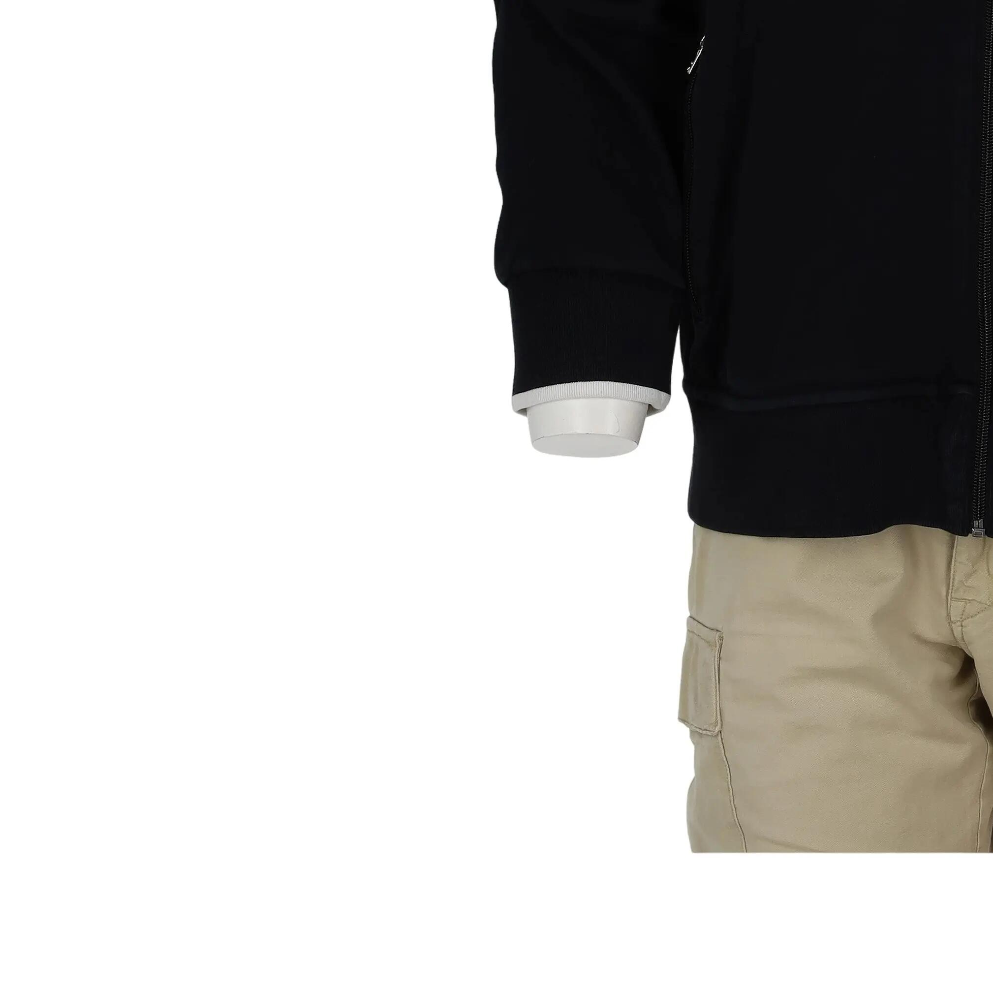 Second life - Men's Full-Zip Sweatshirt with Stand-Up Collar - Very good 7/14