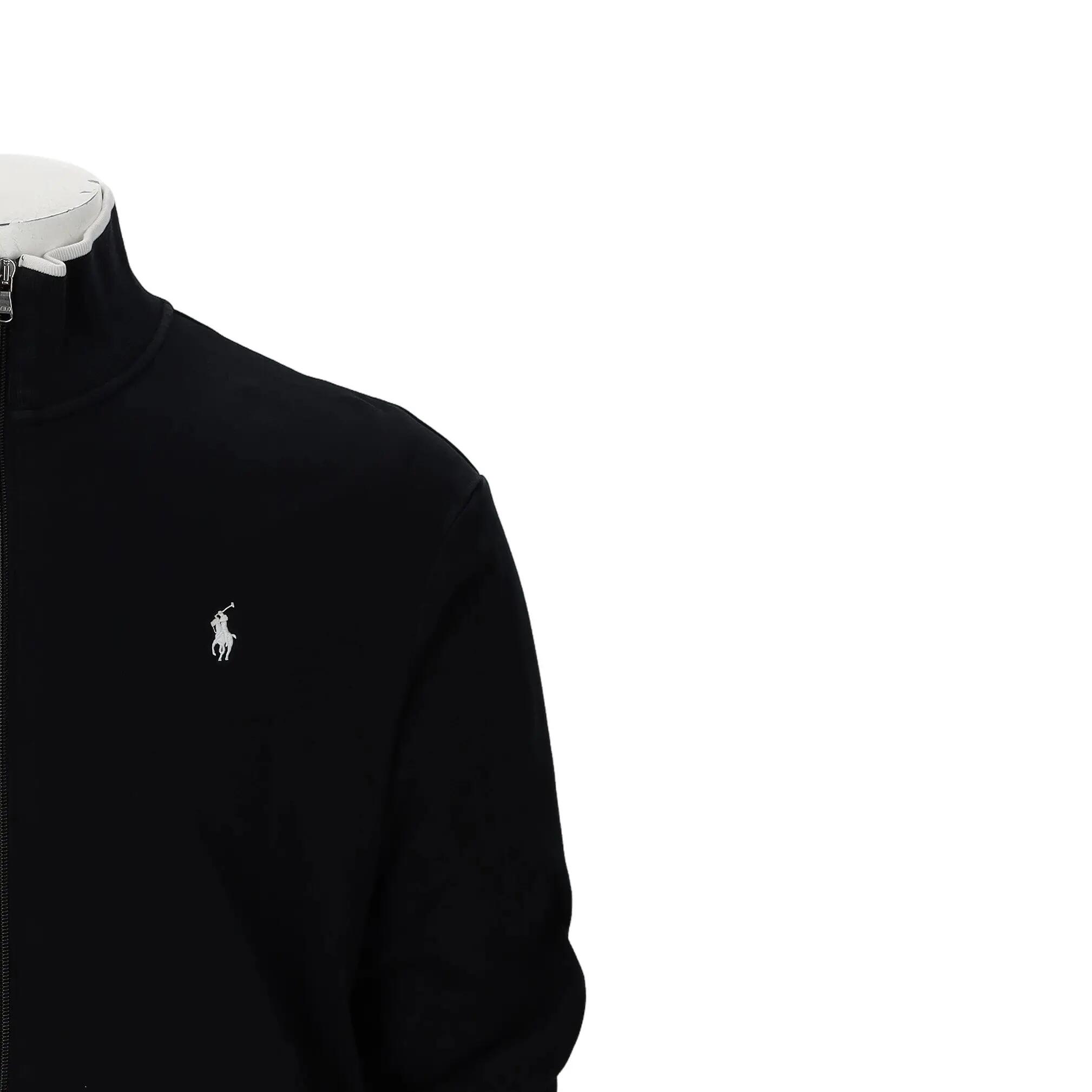 Second life - Men's Full-Zip Sweatshirt with Stand-Up Collar - Very good 6/14
