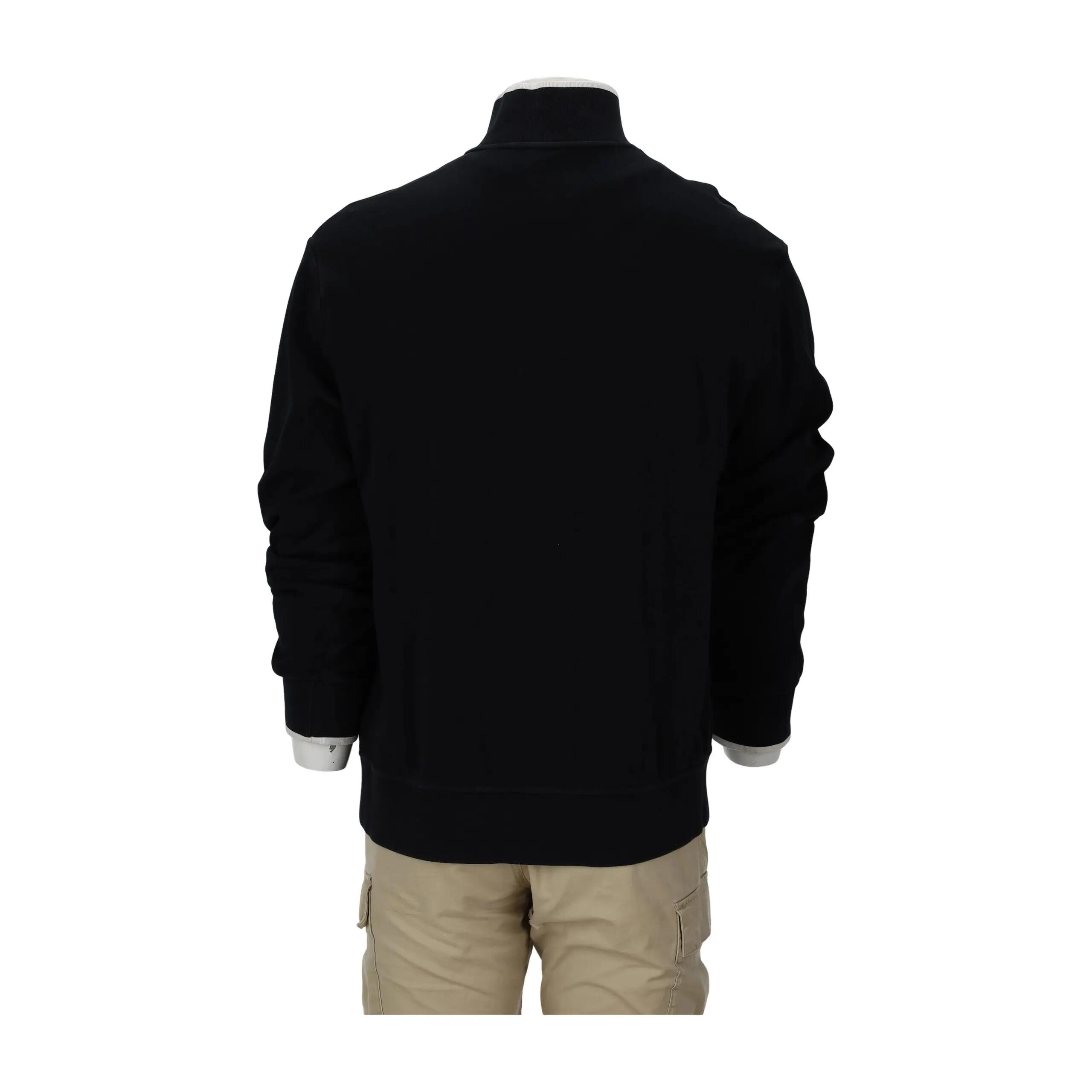 Second life - Men's Full-Zip Sweatshirt with Stand-Up Collar - Very good 2/14