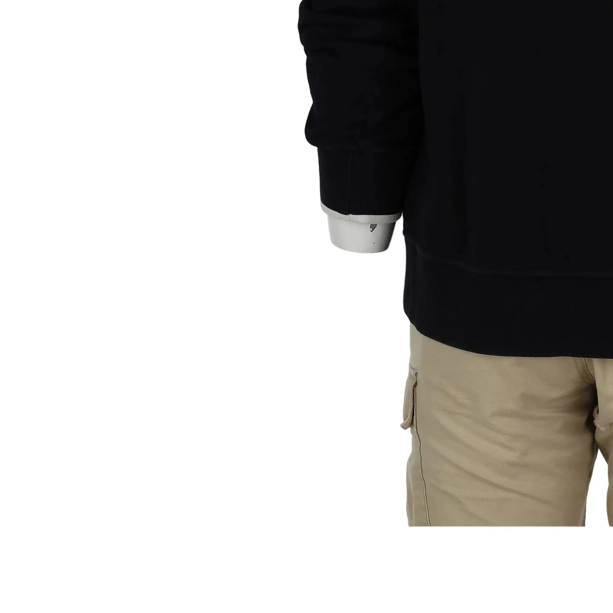 Second life - Men's Full-Zip Sweatshirt with Stand-Up Collar - Very good 11/14