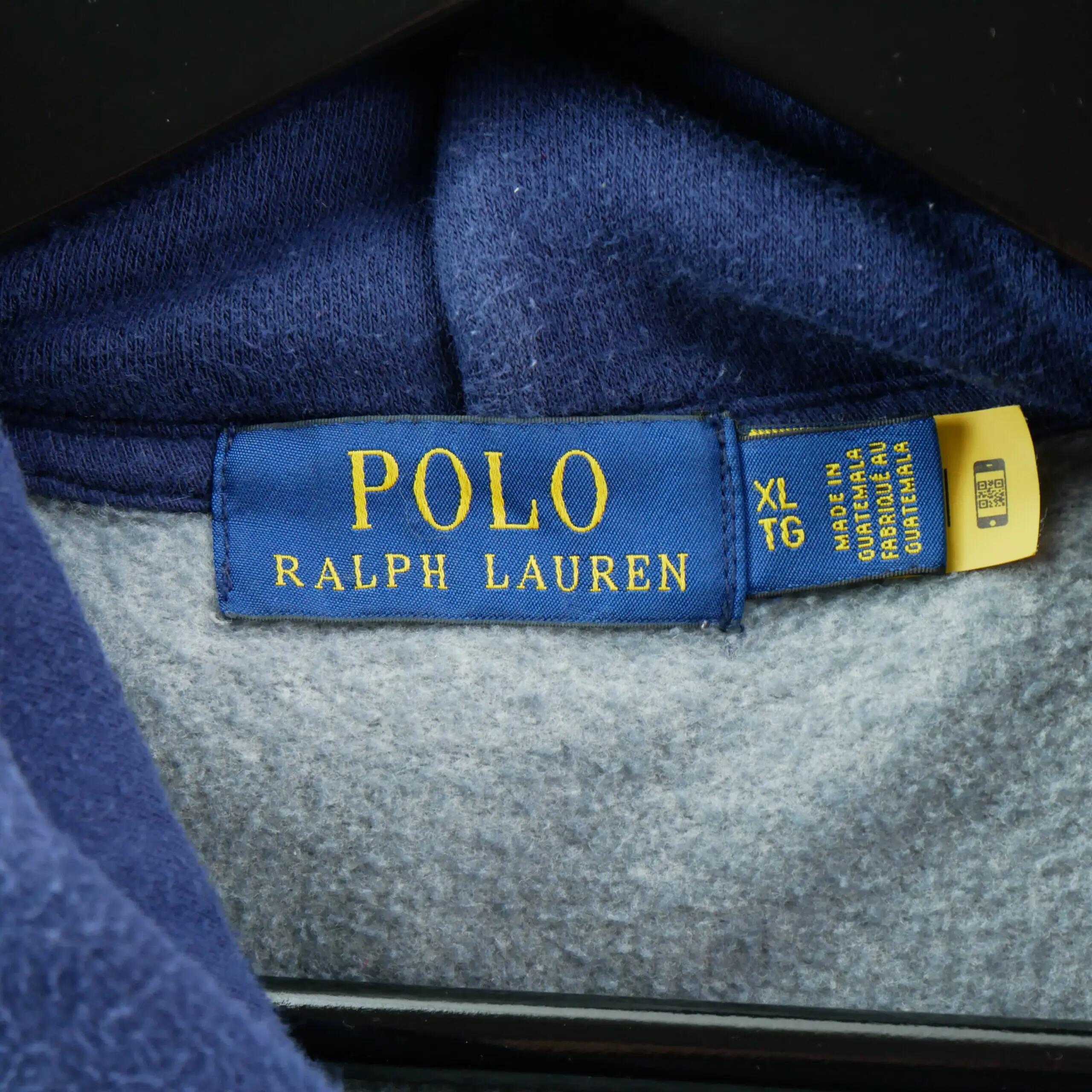 Tweedehands - Heren Hoodie Polo Bear Grijs - Als nieuw 13/15