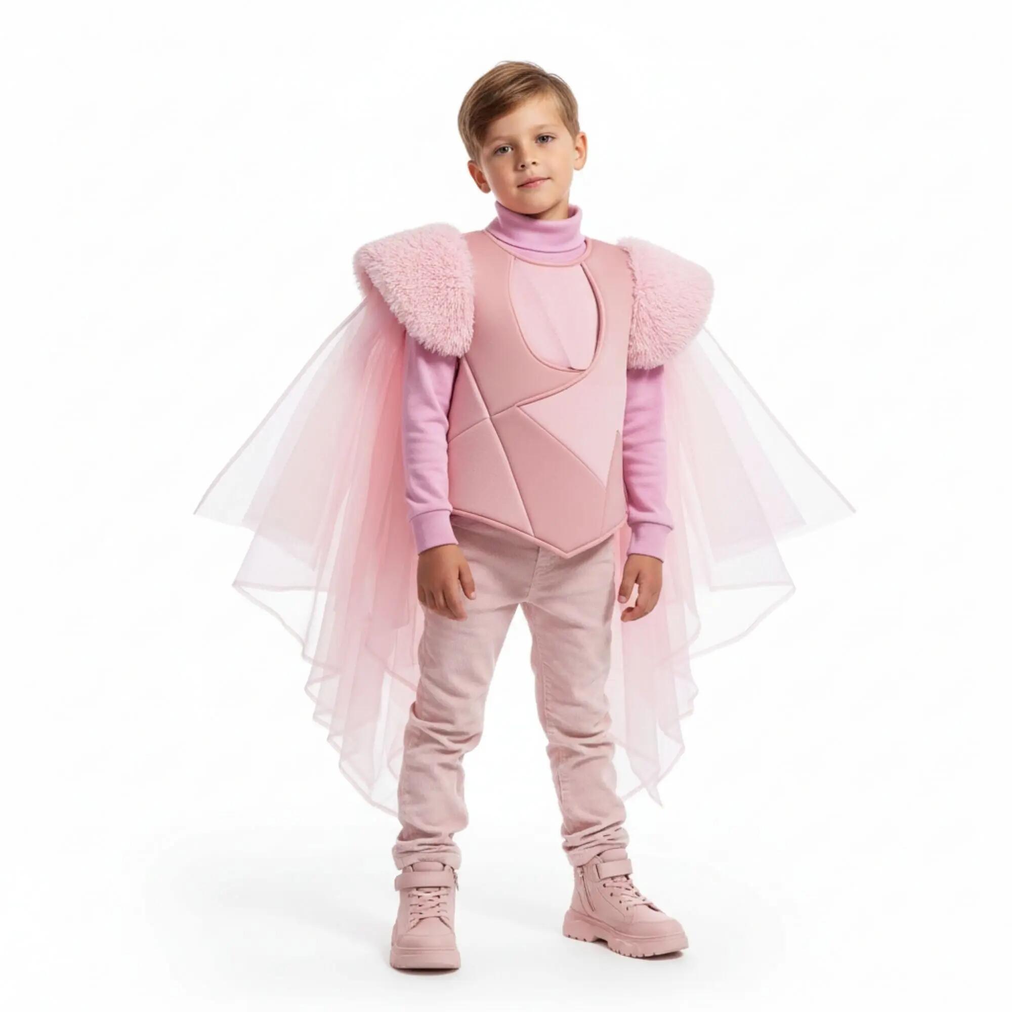 Maglietta Termica Maniche Lunghe Bambini BABIDU Punt Nou Rosa Cipria 6/7