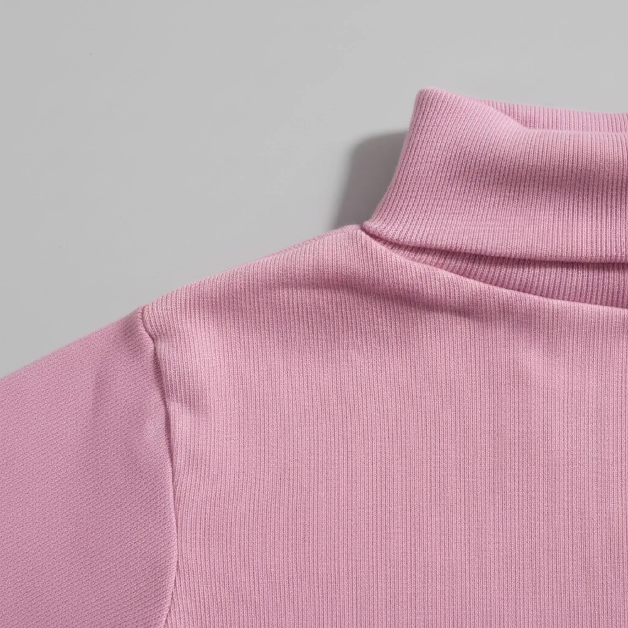 Maglietta Termica Maniche Lunghe Bambini BABIDU Punt Nou Rosa Cipria 5/7