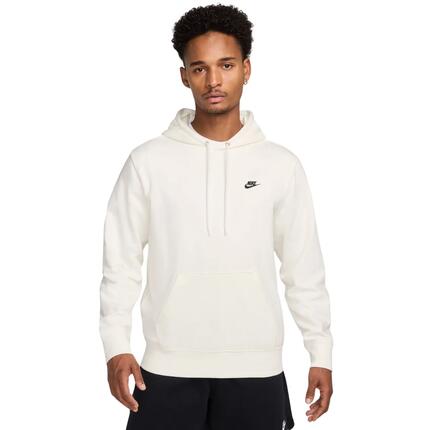 Bluza sportowa męska Nike Club z kapturem, beżowa