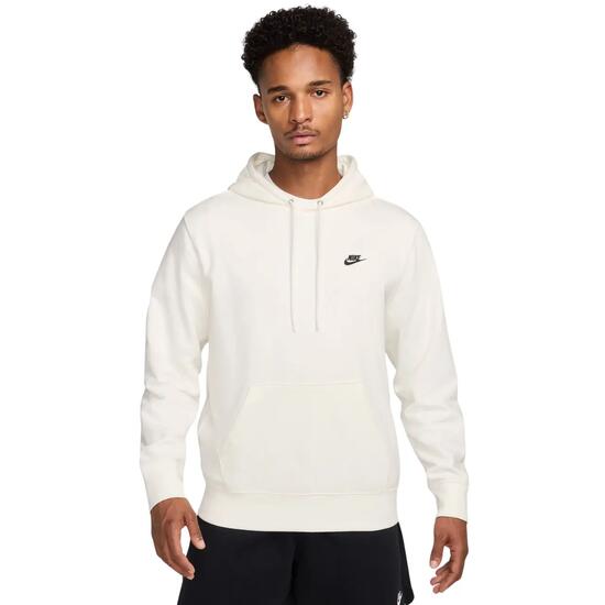 Bluza sportowa męska Nike Club z kapturem, beżowa