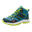 Chaussures de randonnée pour enfants Hiker Mid Rondane bleu pétrole/citron vert