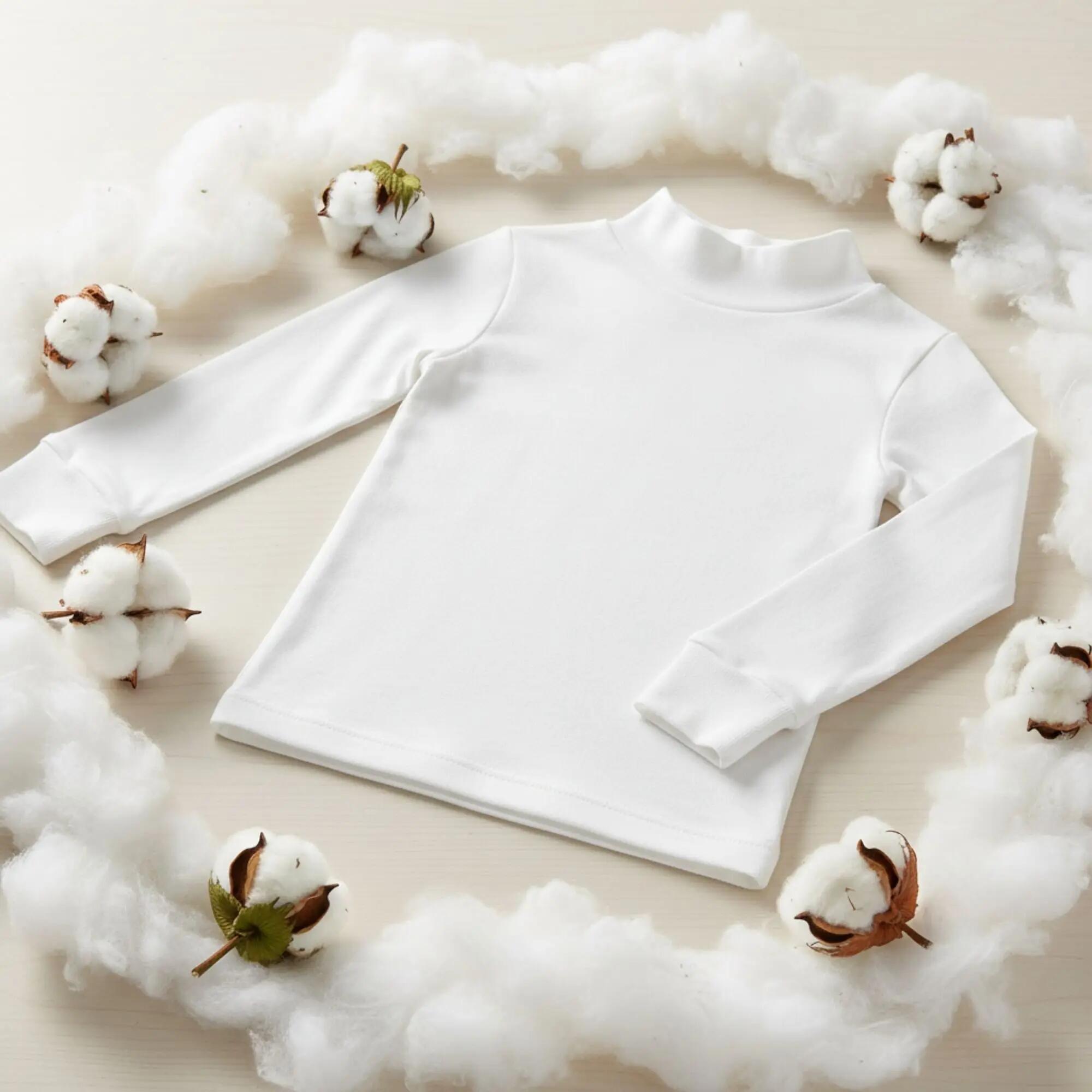 Thermisch Shirt Lange Mouwen Kinderen BABIDU Punt Nou Beige 4/7