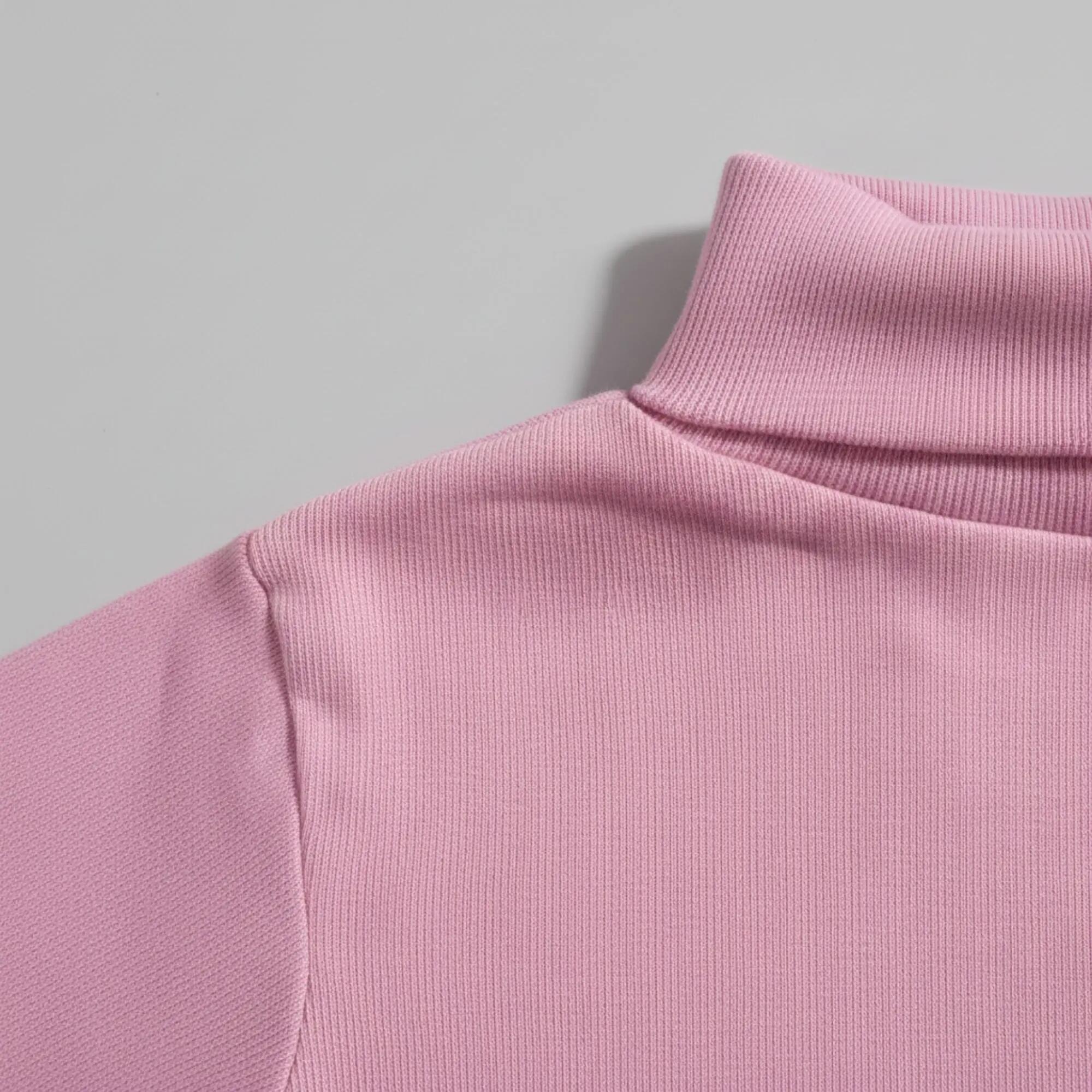 T-Shirt Thermique Manches Longues Enfant BABIDU Punt Nou Rose Poudré 5/7