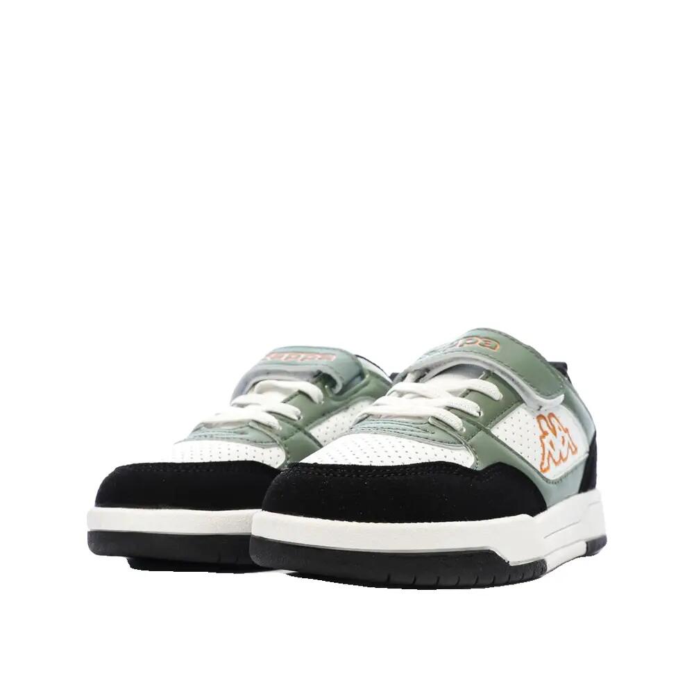 Baskets enfant Manis Ev blanc, vert, orange 7/8
