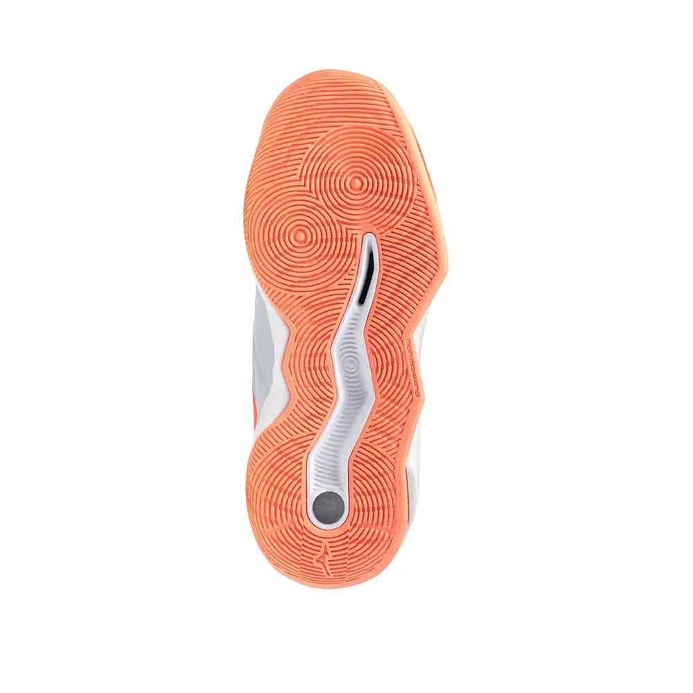 Sport schoenen Mizuno Wave Momentum Pro Mid Blauw/Oranje/Coral 5/6
