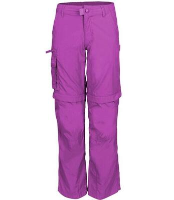 Kinder Zip-Off Hose Oppland Atmungsaktiv Dunkelgrau