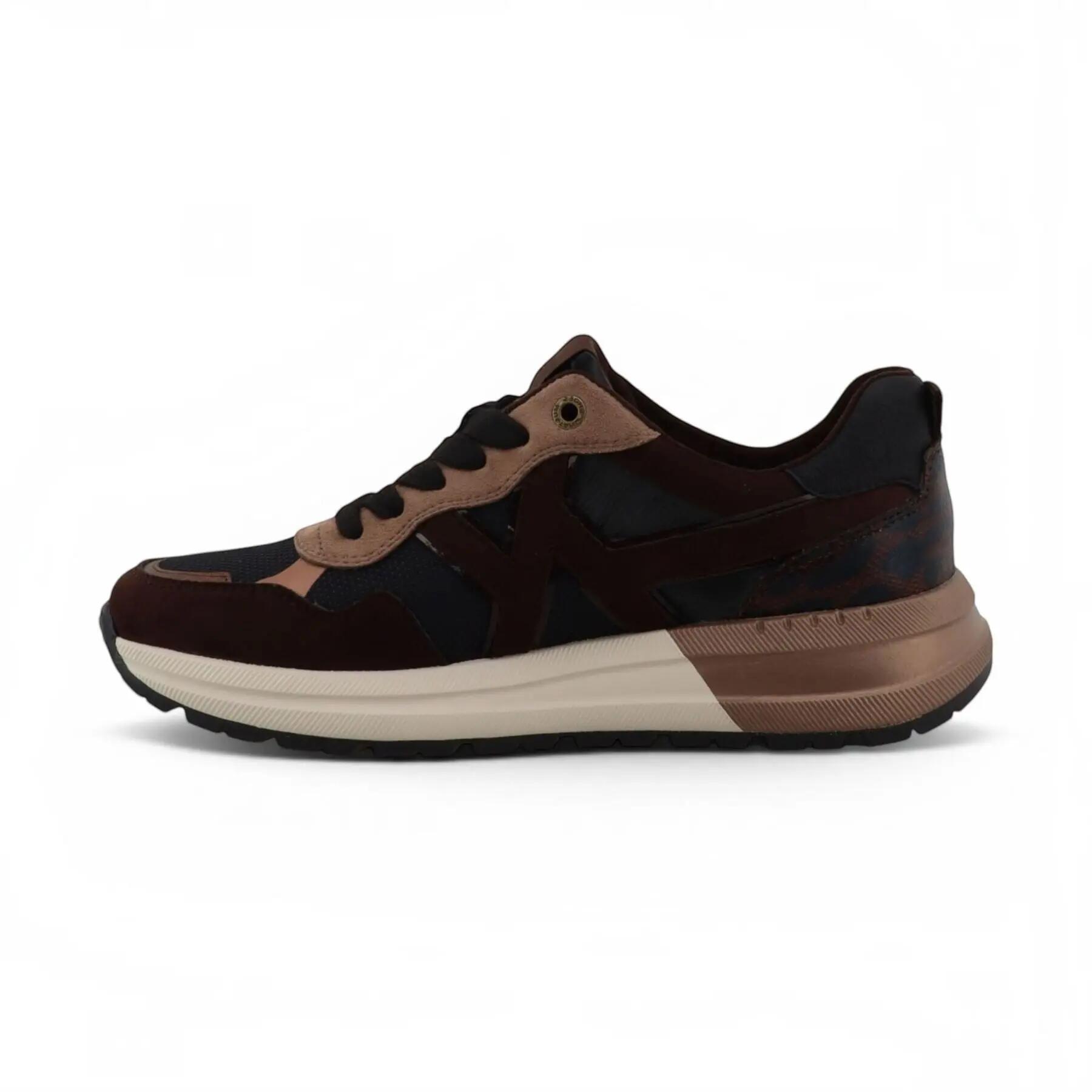 Mustang Womens Faux Leather Trainers Platform Sneakers - M0702007 ...