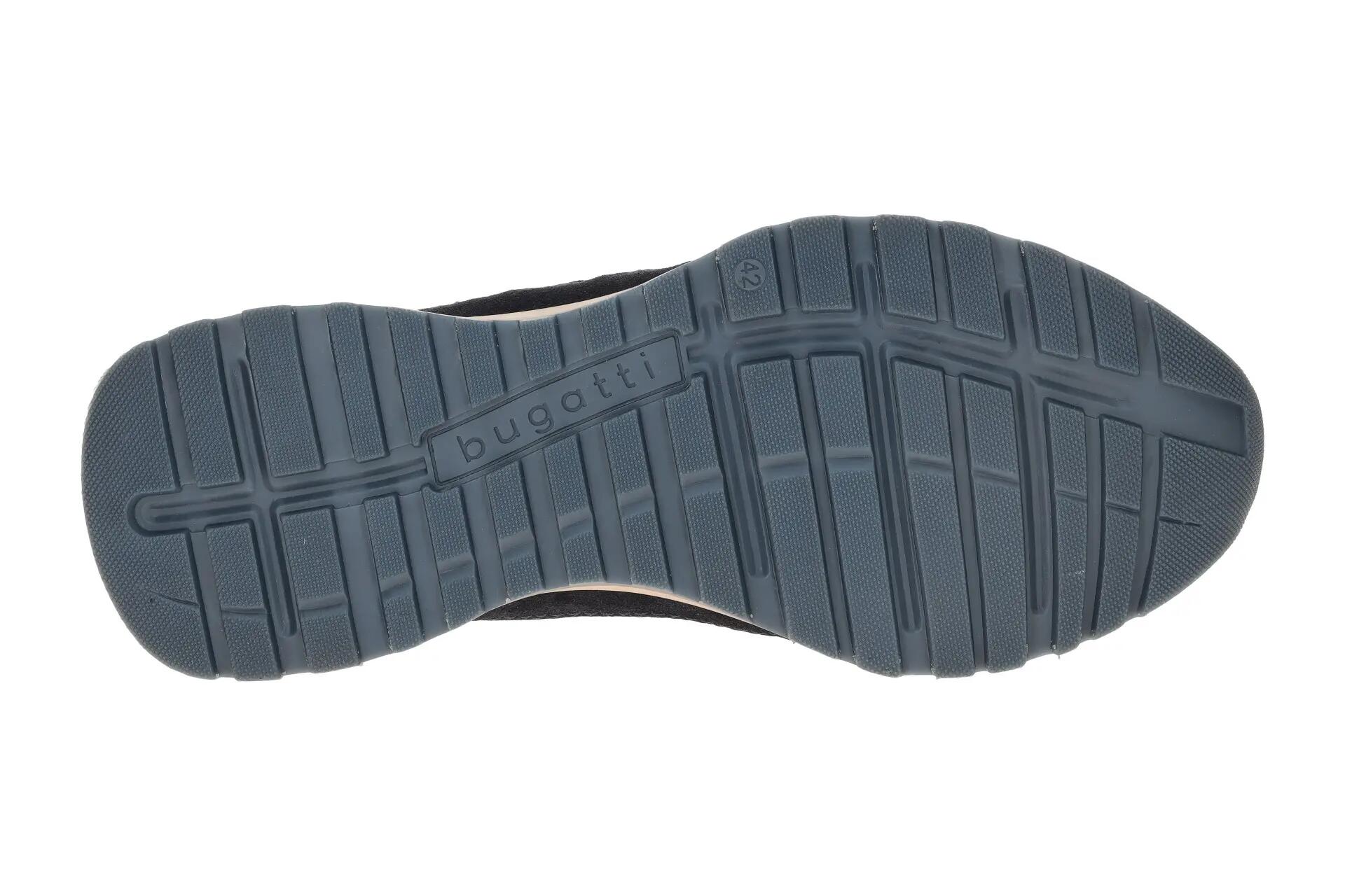 Bugatti Mens Leather Lace-Up Trainer Sneaker Shoes - Timon 7/8