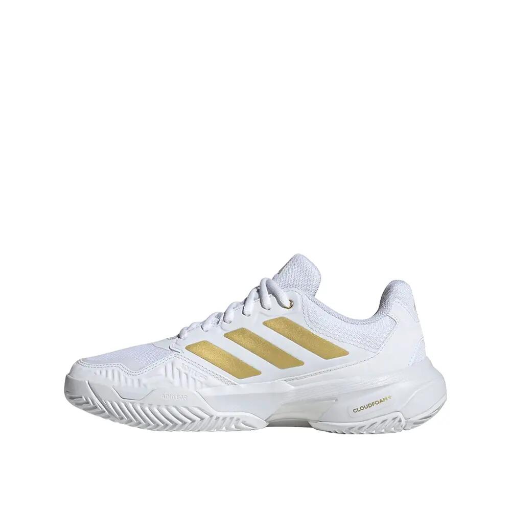 Calzature da tennis adidas courtjam control 3 Bianche 3/6