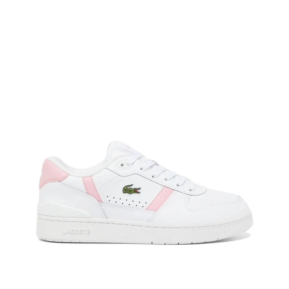Chaussures Lacoste T-Clip Blanc/Rose 1/6