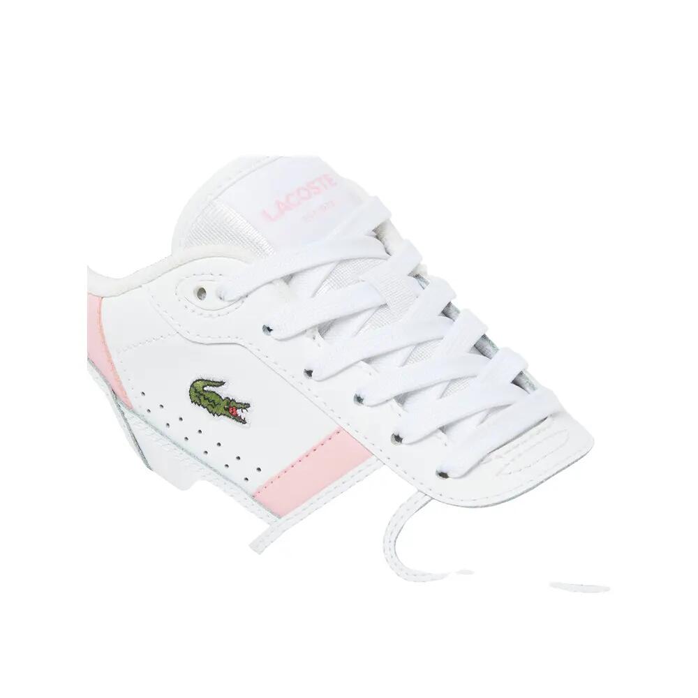 Chaussures Lacoste T-Clip Blanc/Rose 6/6