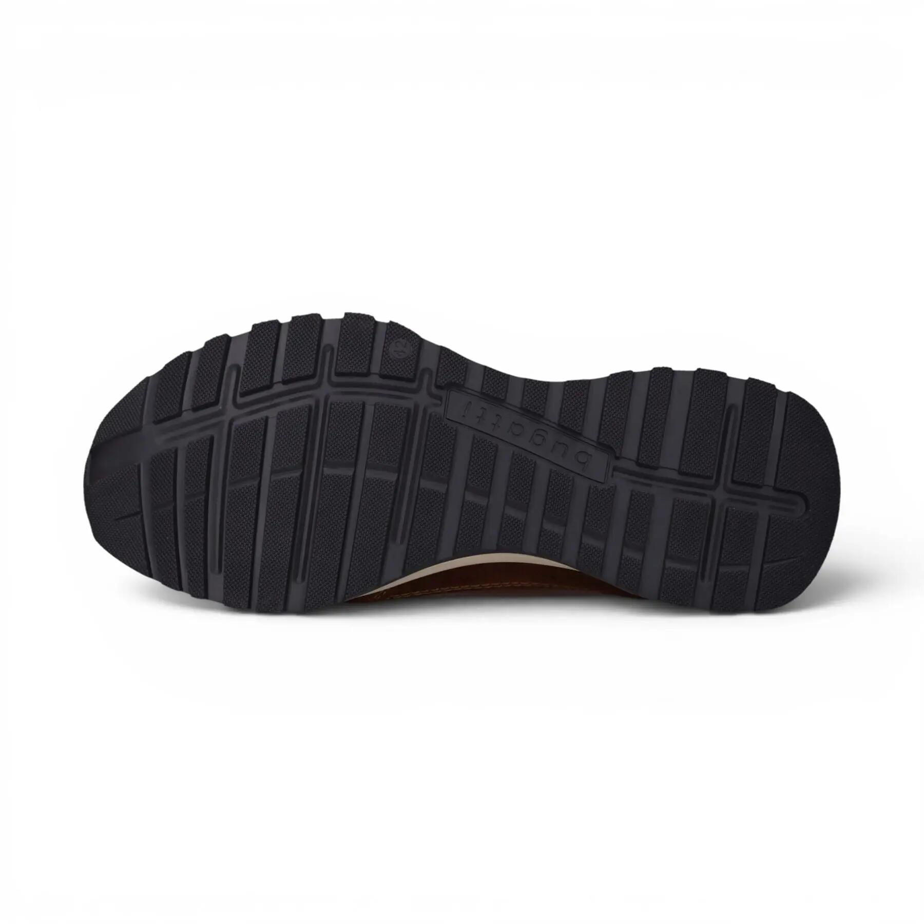 Bugatti Mens Leather Lace-Up Trainer Sneaker Shoes - Timon 8/8