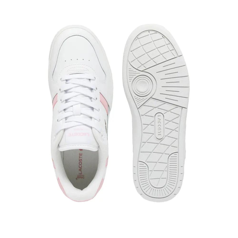 Chaussures Lacoste T-Clip Blanc/Rose 4/6
