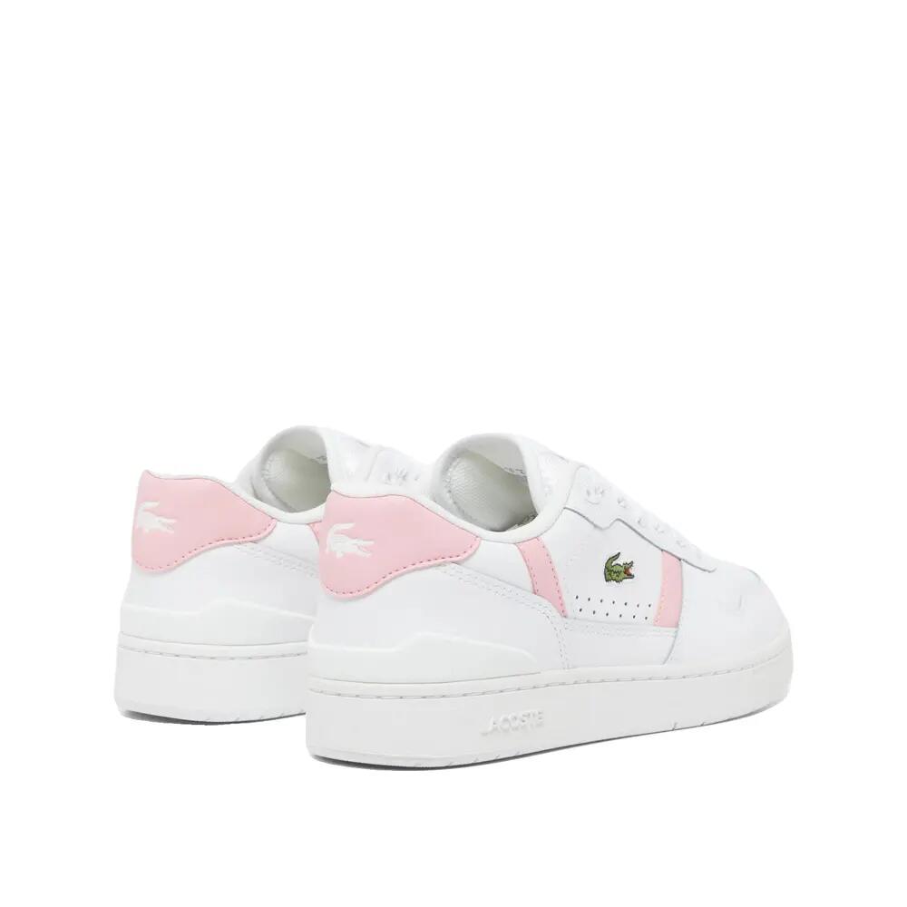 Chaussures Lacoste T-Clip Blanc/Rose 3/6