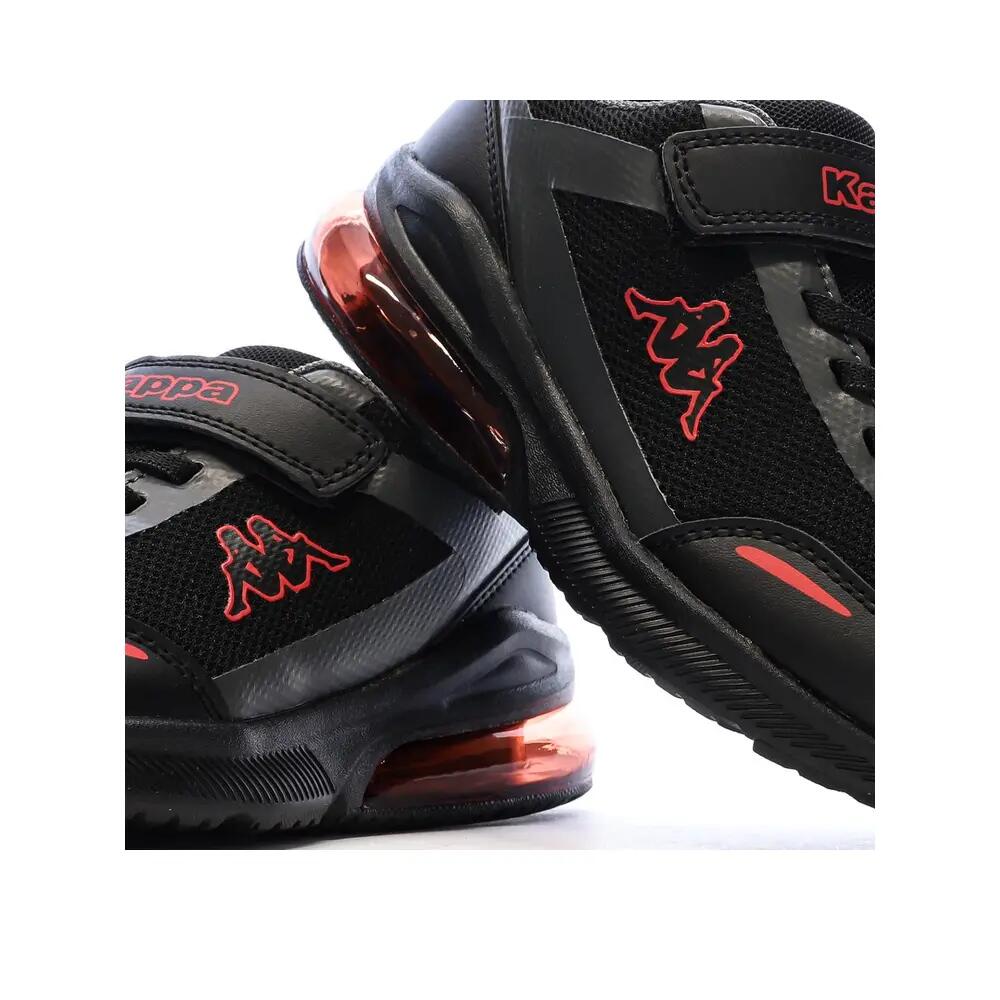 Kappa Pylos123 Jungen Schwarz/Rote Schuhe 9/9