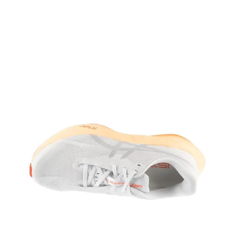 ASICS Novablast 6 Running Shoes White/Orange 2/3
