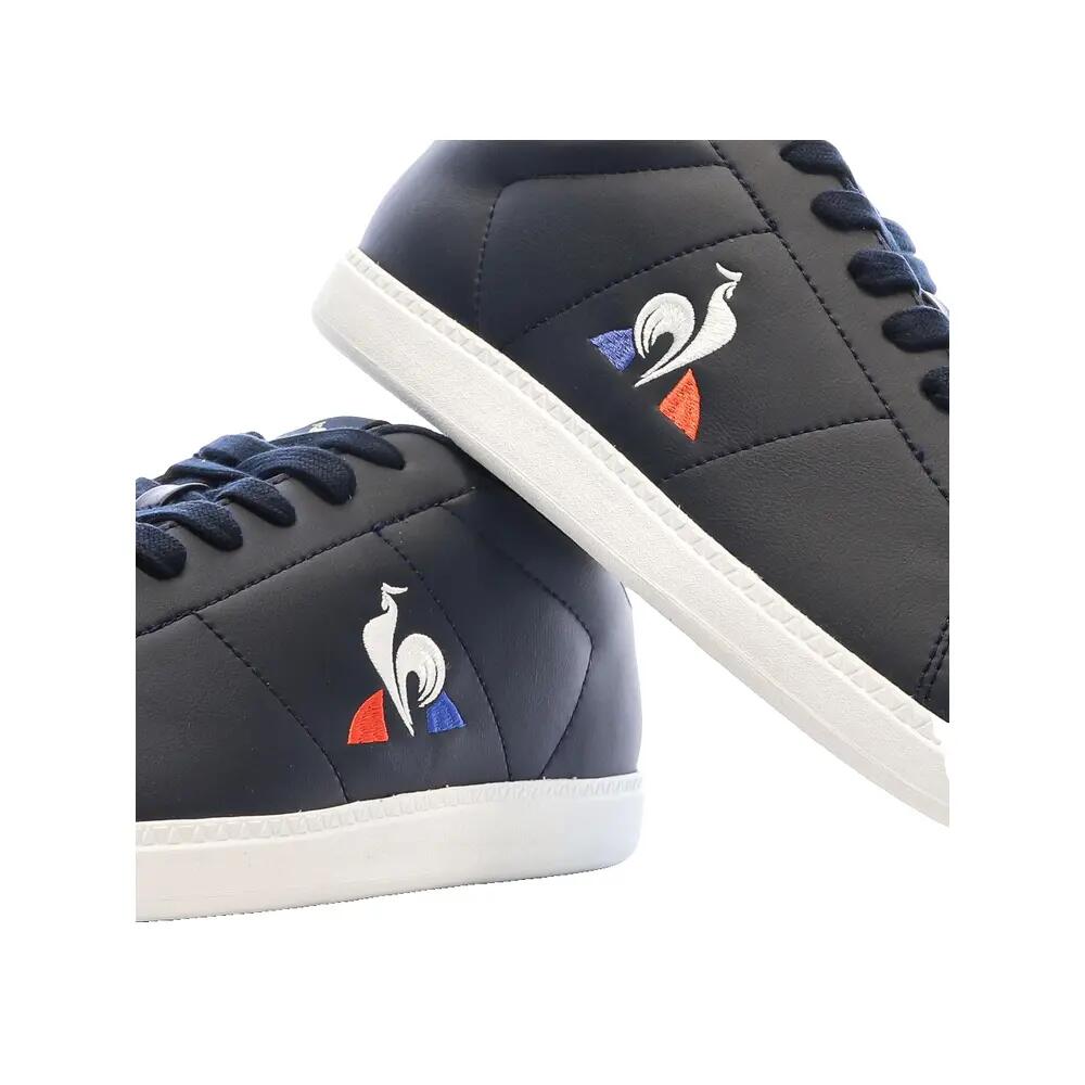 Men's Le Coq Sportif Courtset Navy Trainers 8/8