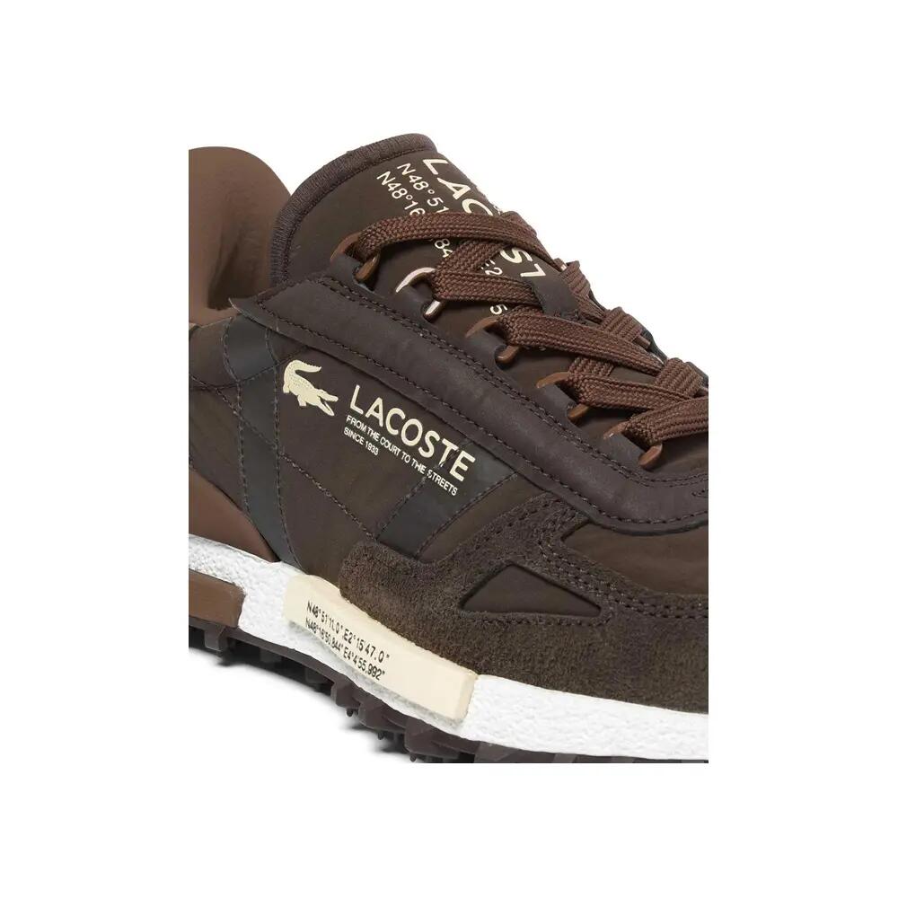 Zapatillas Lacoste Marrones Elite Active 12 Dark Brown Cómodas y Ligeras 6/6