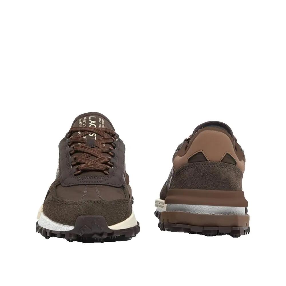 Zapatillas Lacoste Marrones Elite Active 12 Dark Brown Cómodas y Ligeras 4/6