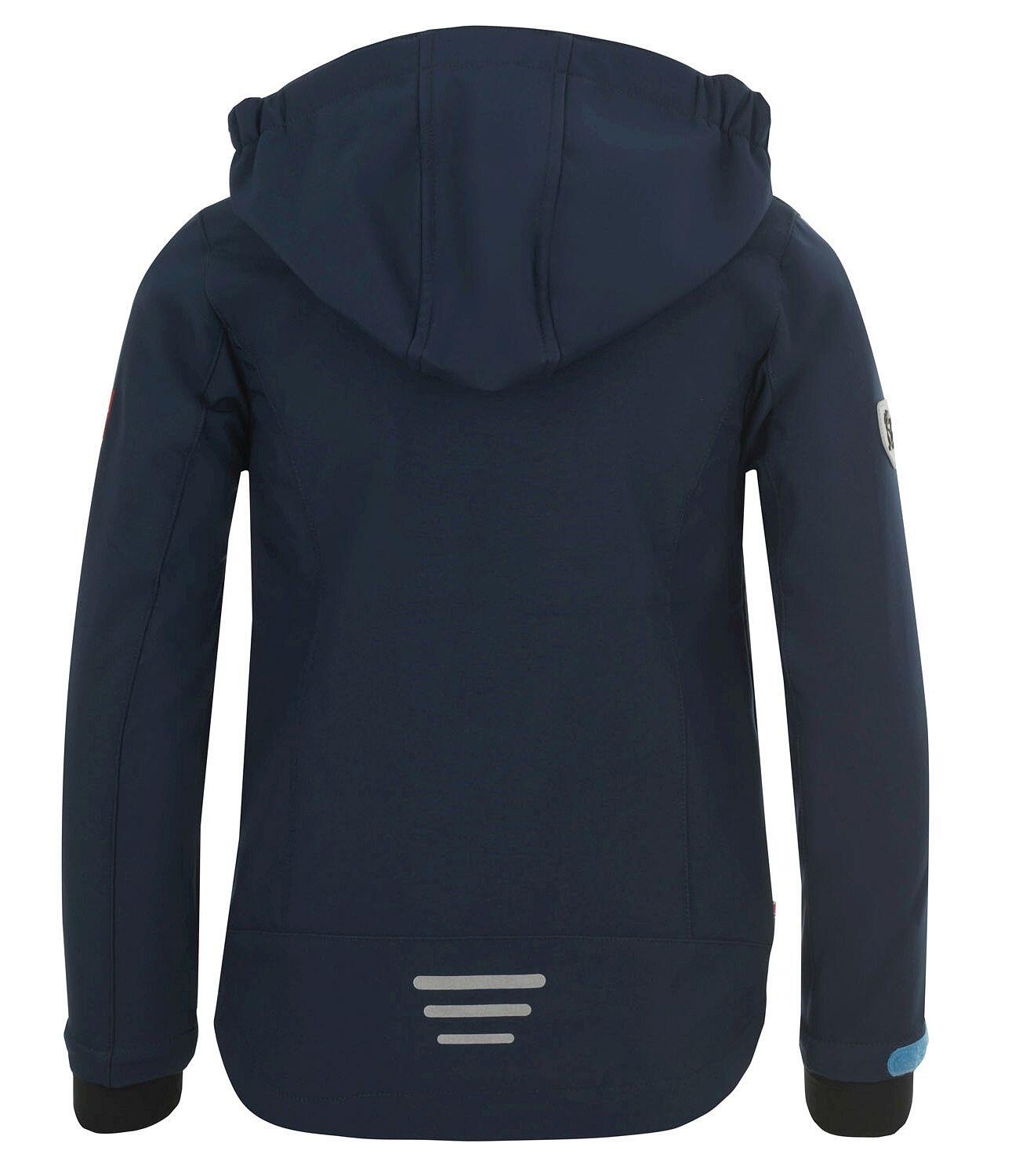 Veste pour enfants Preikestolen Imperméable Bleu marine / Bleu moyen / Rouge 2/5